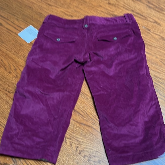 NWOT Athlea corduroy Capri pants - Picture 3 of 5
